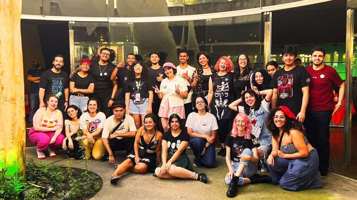 Participantes da 1ª Feira de Artes Visuais Ensaio