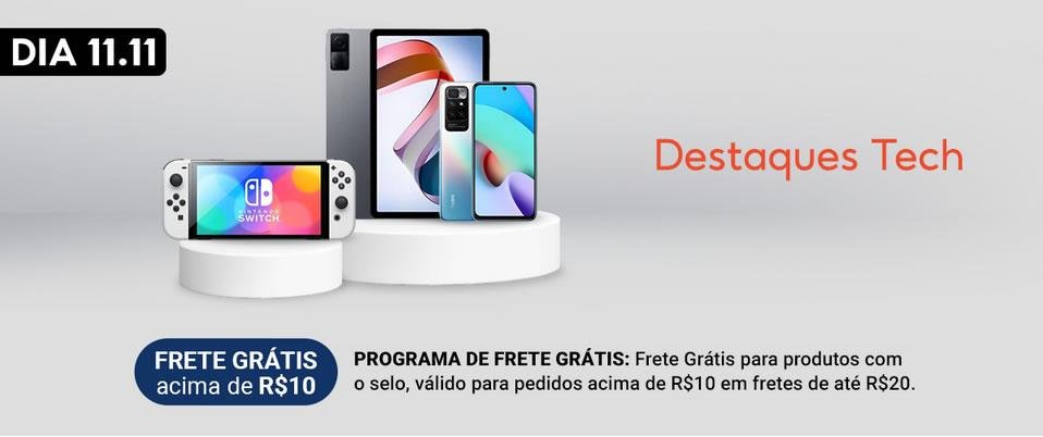 Shopee 11.11 e Black Friday