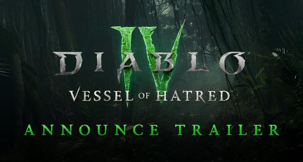 Diablo IV divulga primeiro teaser da expansão Vessel of Hatred