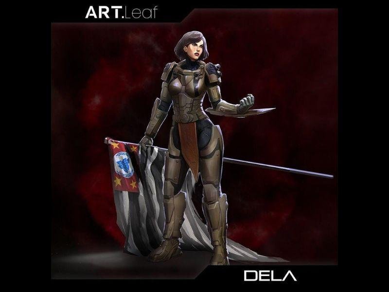 Red Rim, personagem principal Dela