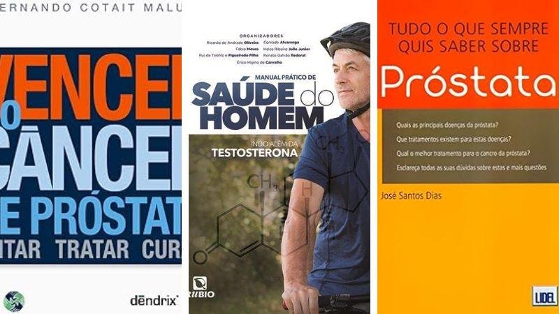 livros que conscientizam sobre o Novembro azul e prevenção do câncer de próstata