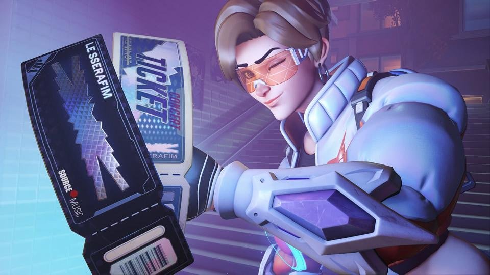 k-pop LE SSERAFIM overwatch