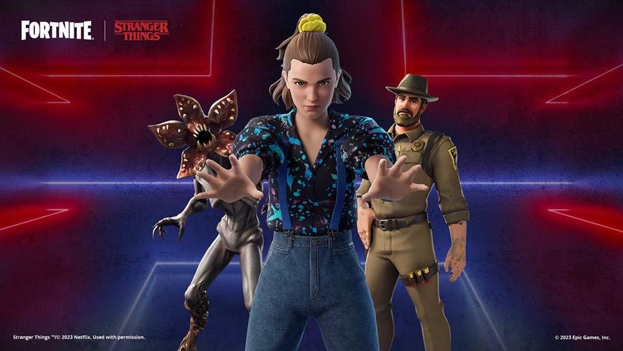 Para comemorar o #StrangerThingsDay em dia que Fortnite bate recorde