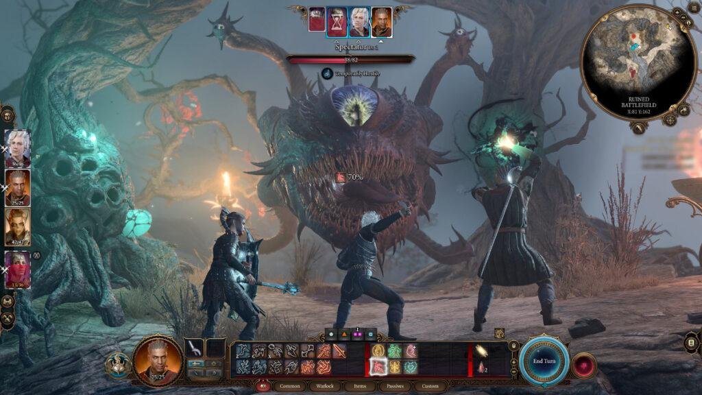 Baldur's Gate 3 combate