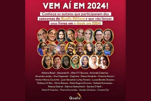 autores de e-books que serão publicados em 2024