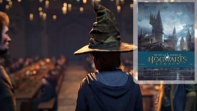 livro x jogos: Hogwarts Legacy