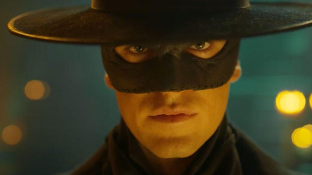 Miguel Bernardeau como o personagem Zorro
