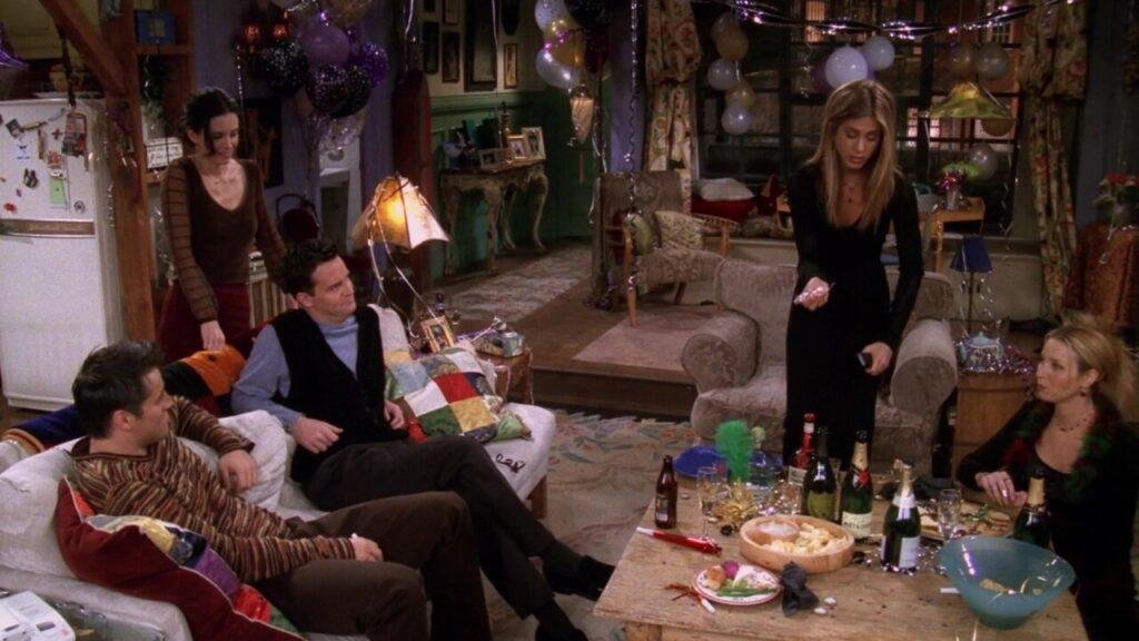 Friends no episódio de ano novo
