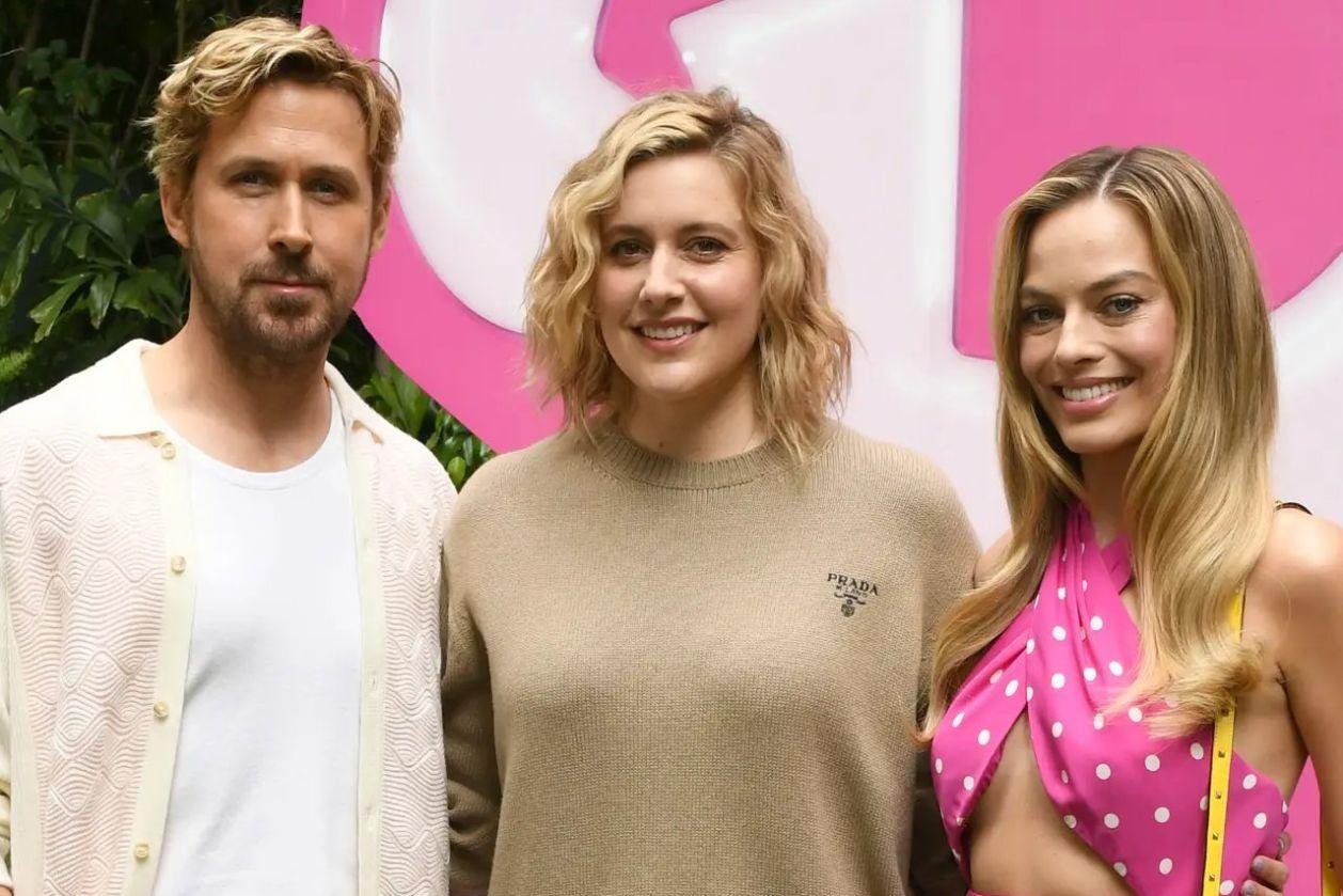 Margot Robbie é a protagonista de Barbie ao lado de Gosling como Ken, enquanto Greta Gerwig é a diretora. | Crédito da imagem: Getty Images.