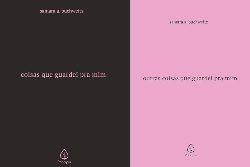 Imagem: Capas dos livros de Samara Buchweitz / Divulgação