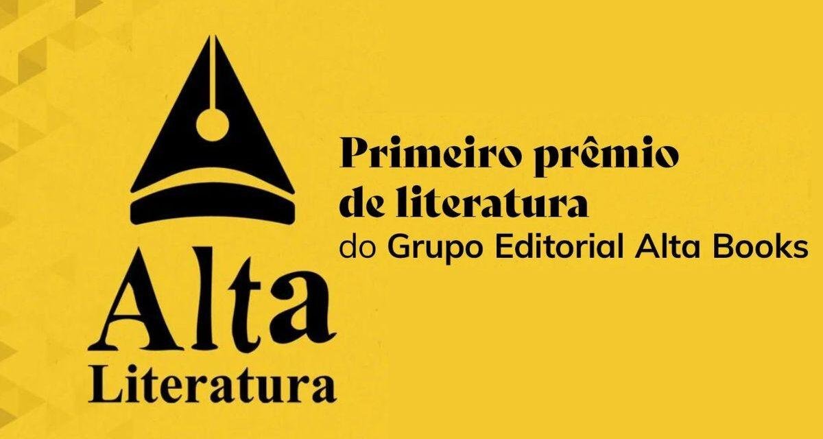Grupo Editorial Alta Books anuncia o 1º Prêmio Alta Literatura