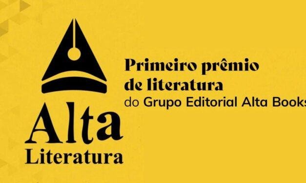 Grupo Editorial Alta Books anuncia o 1º Prêmio Alta Literatura
