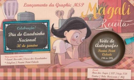 A artista Carol Rossetti fará o lançamento da Graphic MSP Magali – Receita