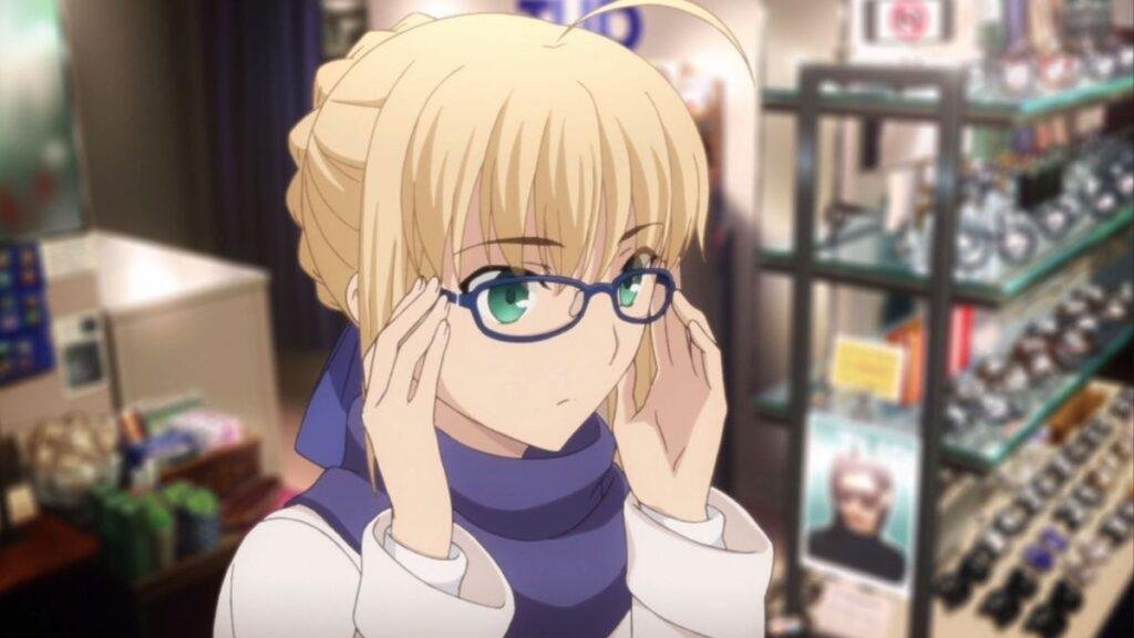 fate animes saber glass