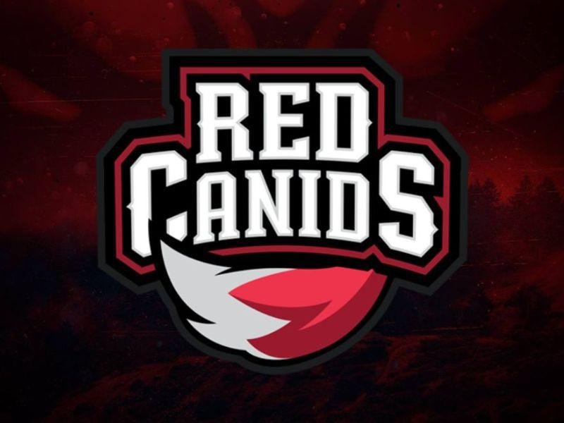 Logo da Red Canids Kalunga, tricampeã de CBLOL