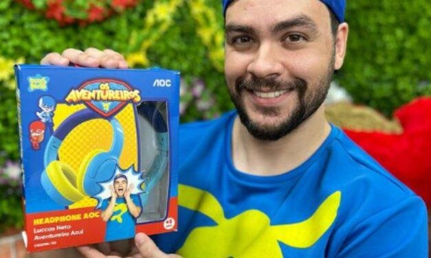 AOC lança headphone infantil em parceria com Luccas Neto