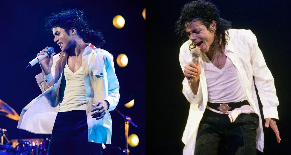 Primeira imagem de Jaafar Jackson como Michael Jackson