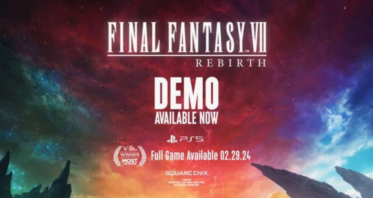 Final Fantasy VII Rebirth: Demo chega hoje!