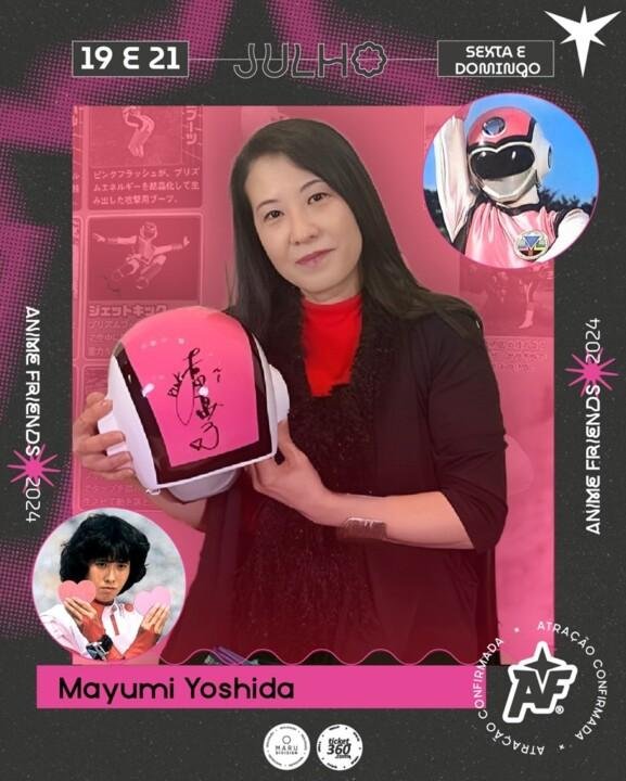 Mayumi Yoshida (sexta-feira, 19, e domingo, 21)