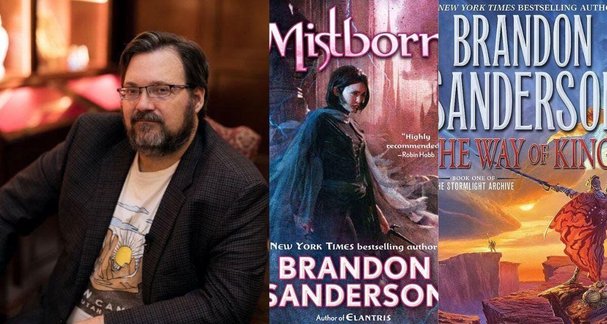 Brandon Sanderson, autor da série “The Stormlight Archive”, anuncia novo livro