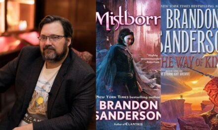 Brandon Sanderson, autor da série “The Stormlight Archive”, anuncia novo livro
