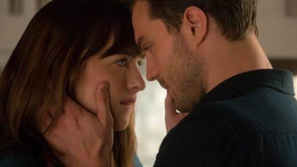 Anastasia e Christian em Cinquenta Tons Mais Escuros