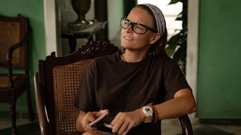 Jodie Foster em Nyad (Melhor Atriz Coadjuvante Oscar)