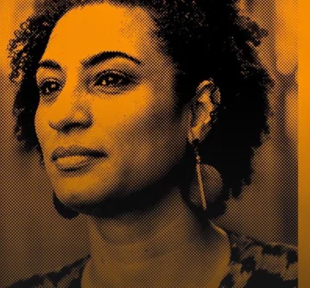 Marielle, O Documentário, foto da Marielle exposta no site do Globo Play
