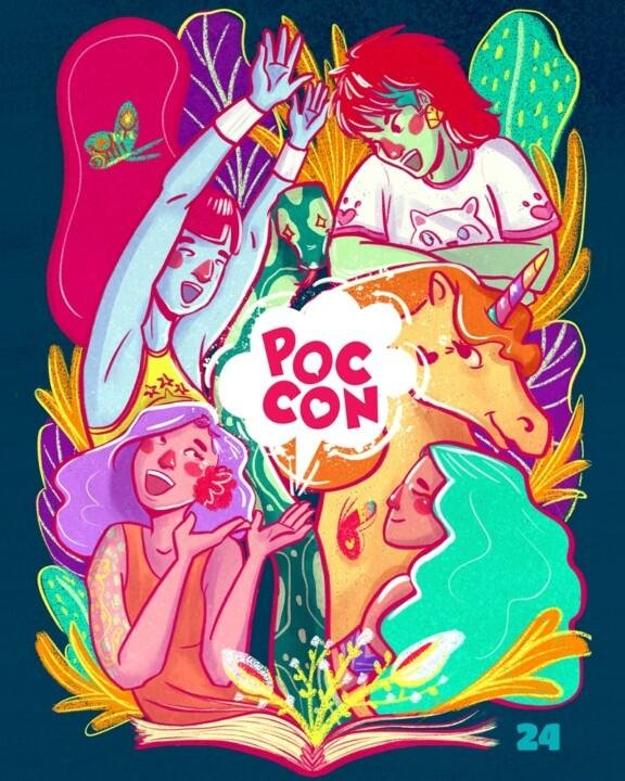 O pôster oficial de 2024 foi feito pela artista T△I!