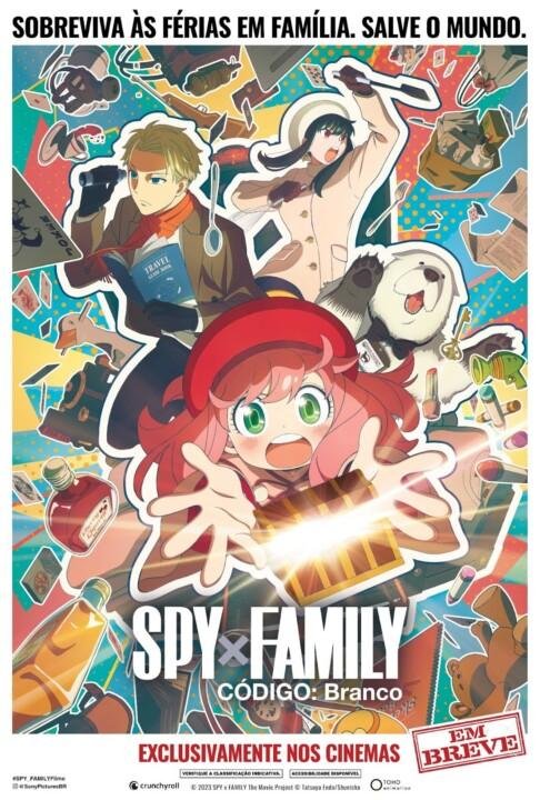 Pôster oficial Spy x Family - CÓDIGO: Branco