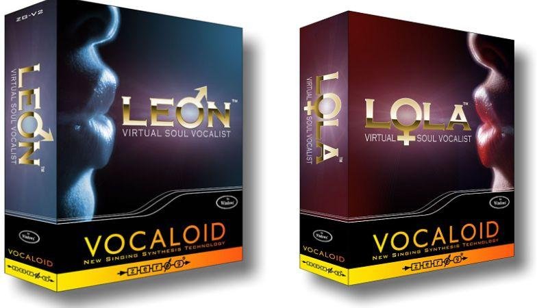 Os primeiros VOCALOIDs  Leon e Lola