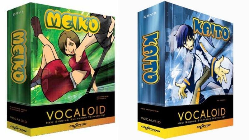 Primeiros VOCALOIDs a cantarem em japonês Meiko e Kaito