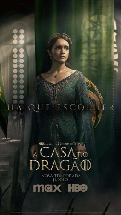 Olivia Cooke como Alicent Hightower em A Casa do Dragão 2ª temporada