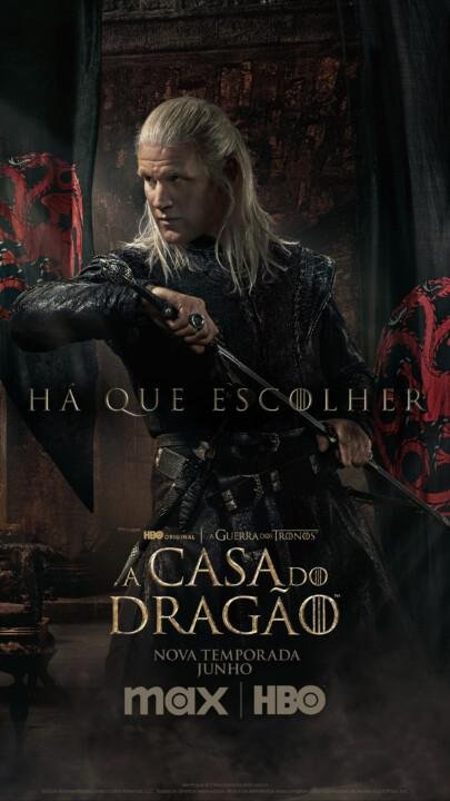 Matt Smith como Daemon Targaryan em A Casa do Dragão 2ª temporada