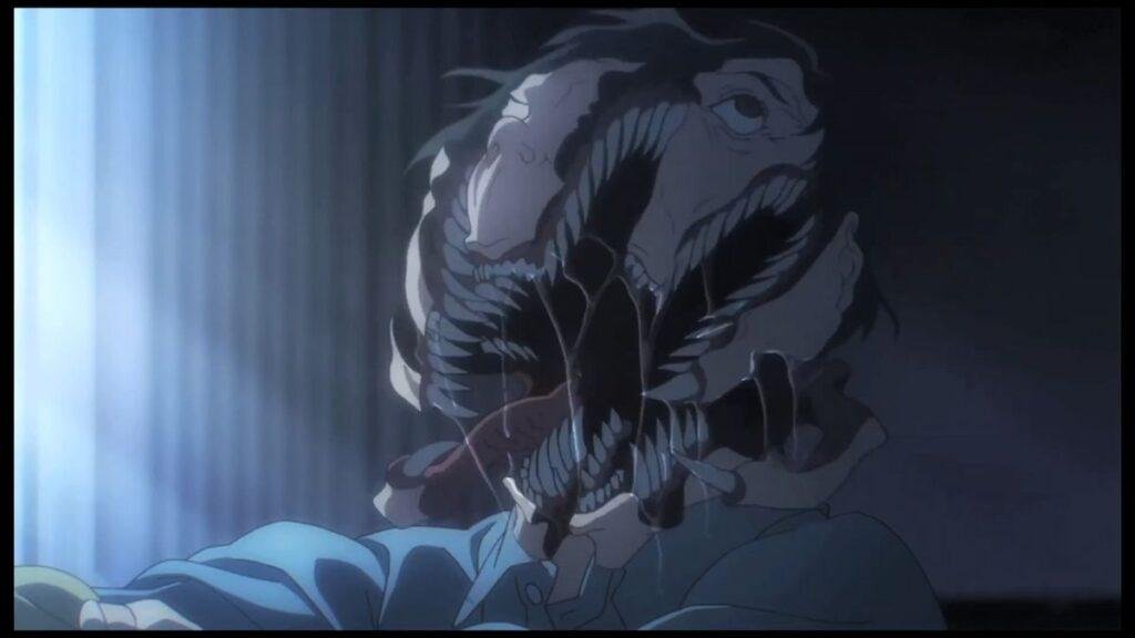 Imagem do trailer do anime Parasyte: The Maxim