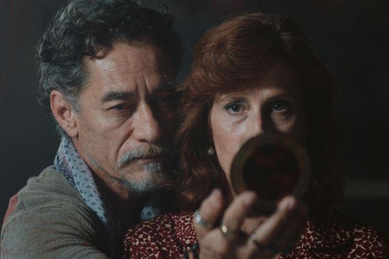 Chico Diaz e Gracinda Nave em Vermelho Monet |  Crédito: Divulgação Globo Filmes