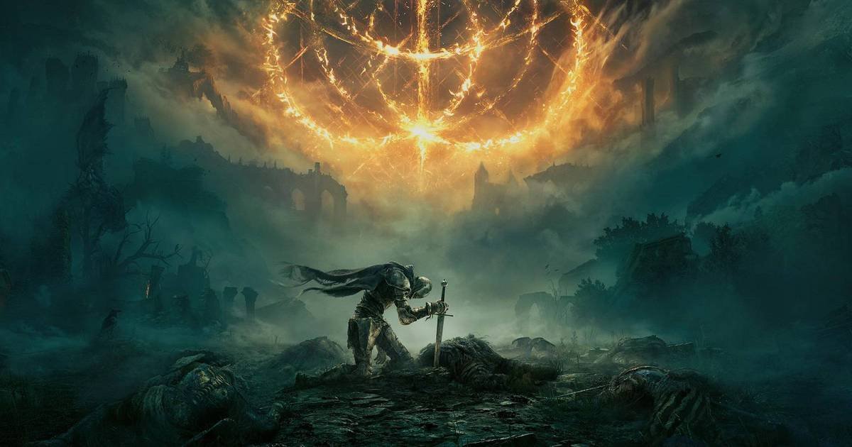 Capa do jogo Elden Ring, que receberá anime em breve.