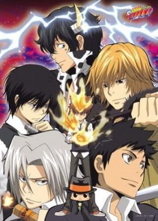Pôster do anime Katekyo Hitman Reborn! Que contem o grupo protagonista do anime.
