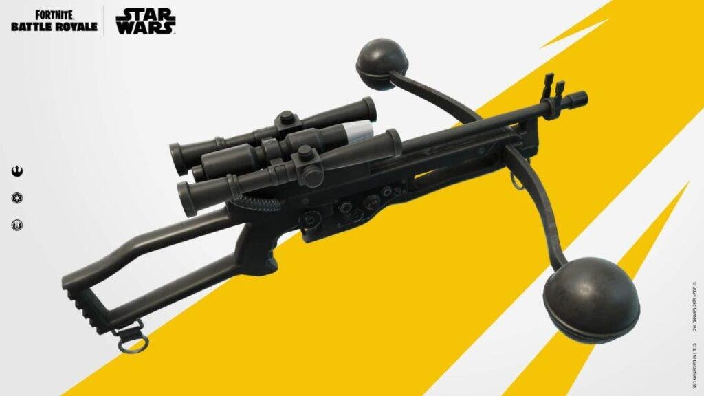 Star Wars e Fortnite Balestra Laser