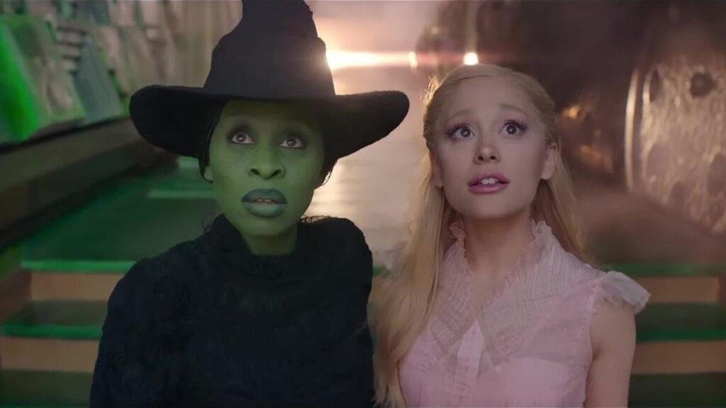 Ariana Grande e Cynthia Erivo em Wicked