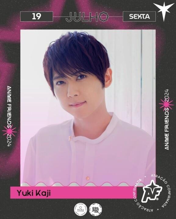 Yuki Kaji vem ao Brasil pela primeira vez no Anime Friends 2024