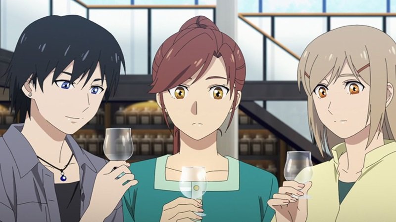 Kyouko Kawakami, Yuri Kinjou e Miwa Kurushima