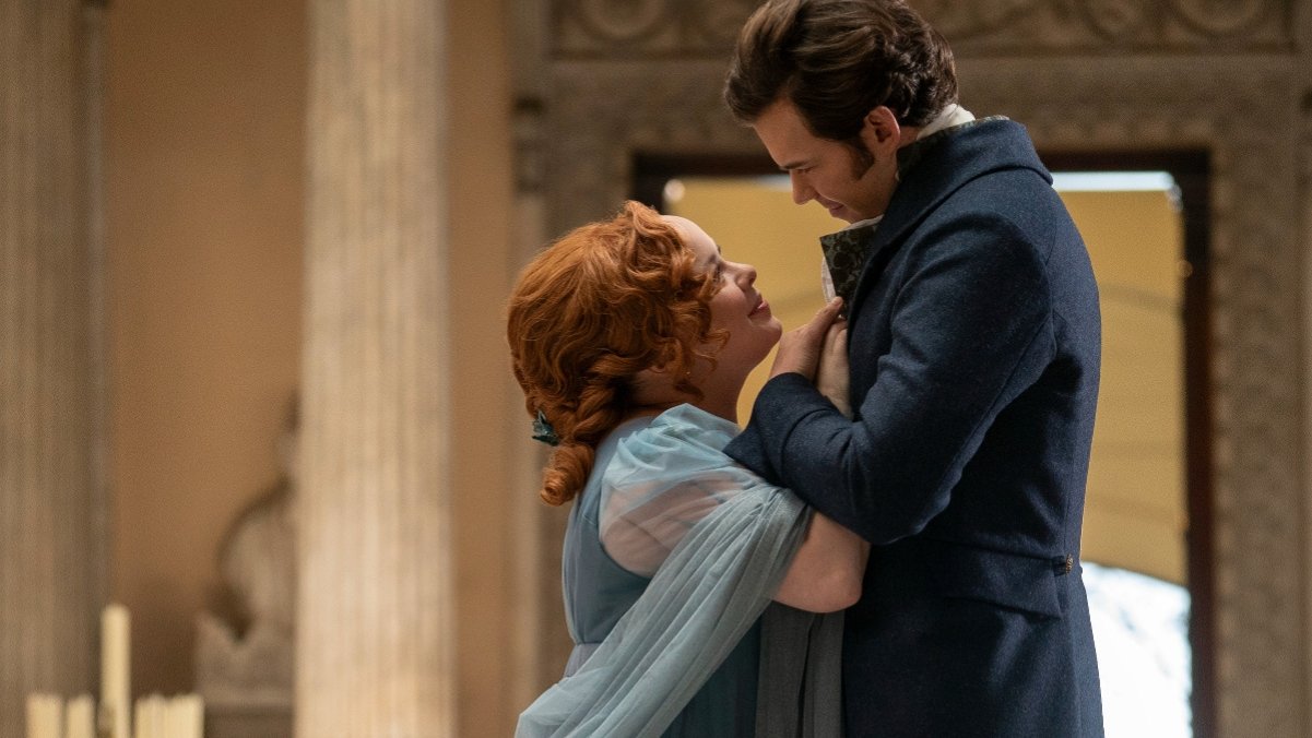 Penelope e Colin na 3ª temporada de Bridgerton
