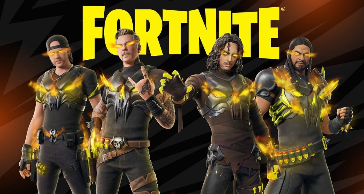 Fortnite anuncia colaboração com Metallica