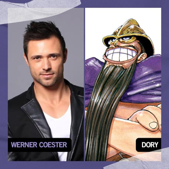 One Piece: A Série -  Ator de Game of Thrones viverá Crocus na 2ª temporada

Werner Coetser - Dorry