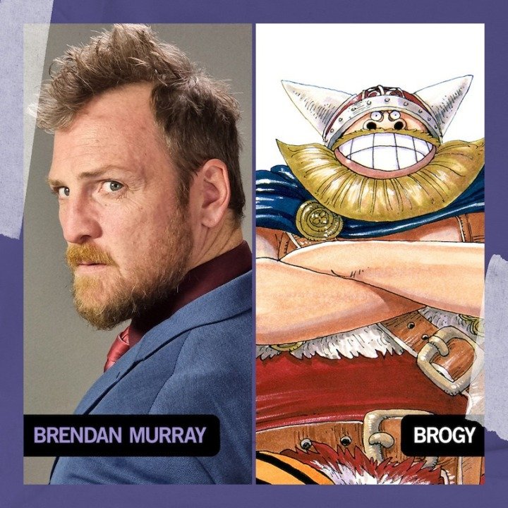 One Piece: A Série -  Ator de Game of Thrones viverá Crocus na 2ª temporada

Brendan Murray - Brogy