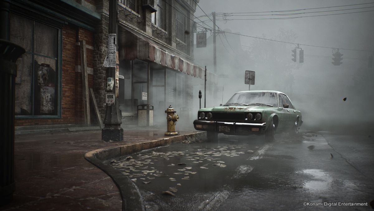 Silent Hill 2 - carro estacionado