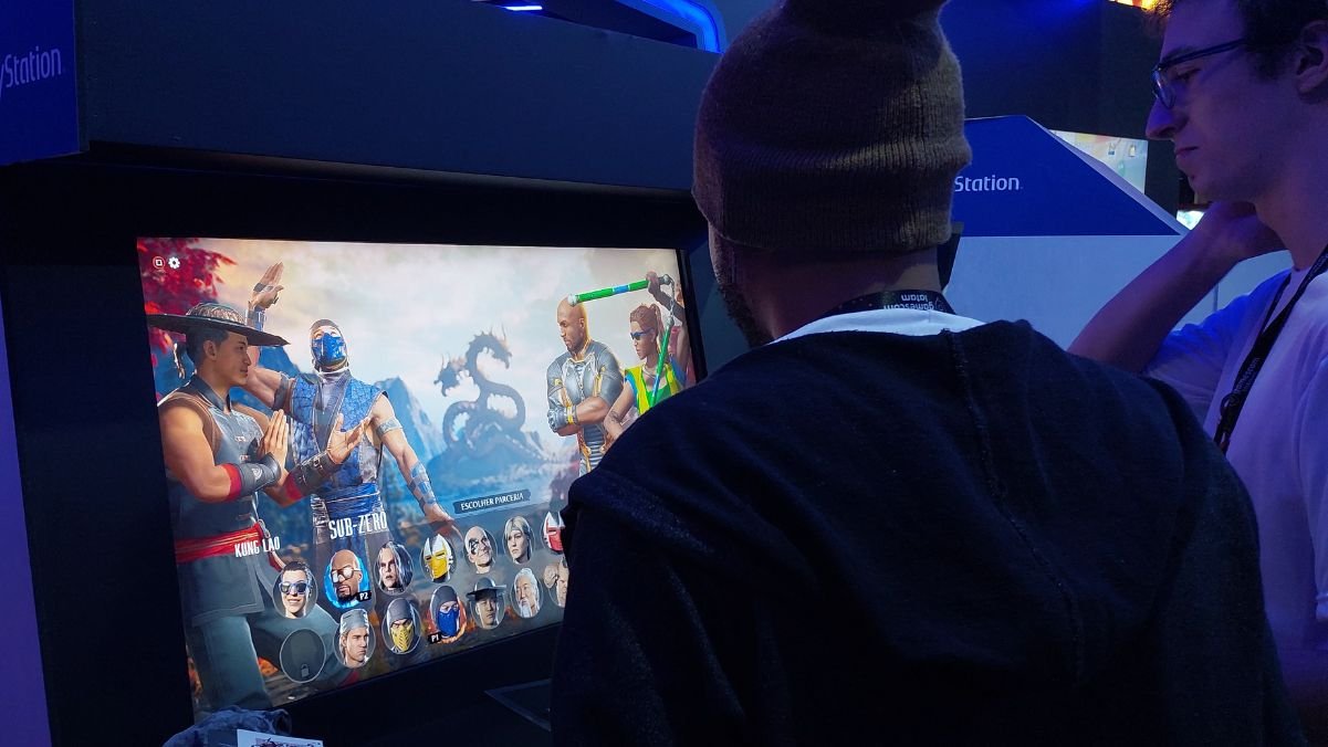 gamescom latam - game teste Mortal Kombat 1
