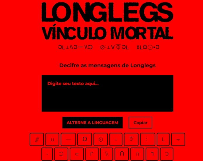 Longlegs site