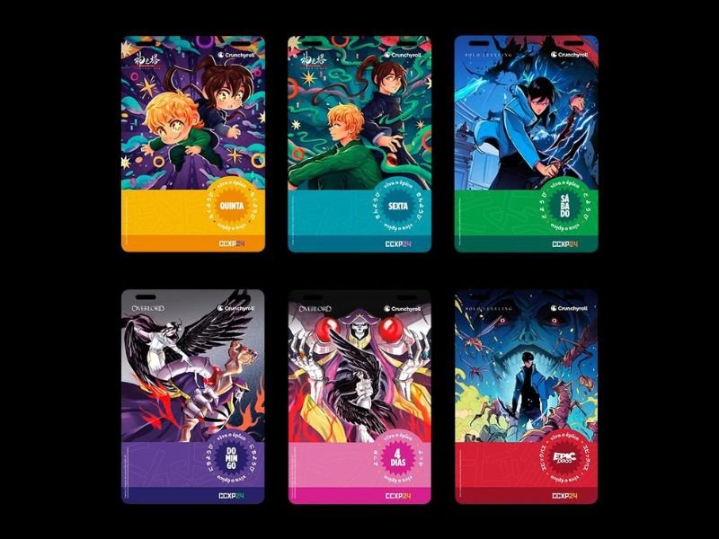 CCXP 2024 | Crunchyroll revela credenciais especiais de anime
